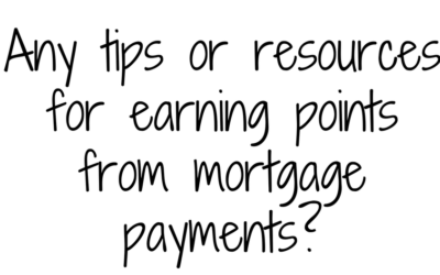 Earning Points for Mortgage Payments