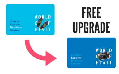 FREE Upgrade from Hyatt Discoverist to Explorist